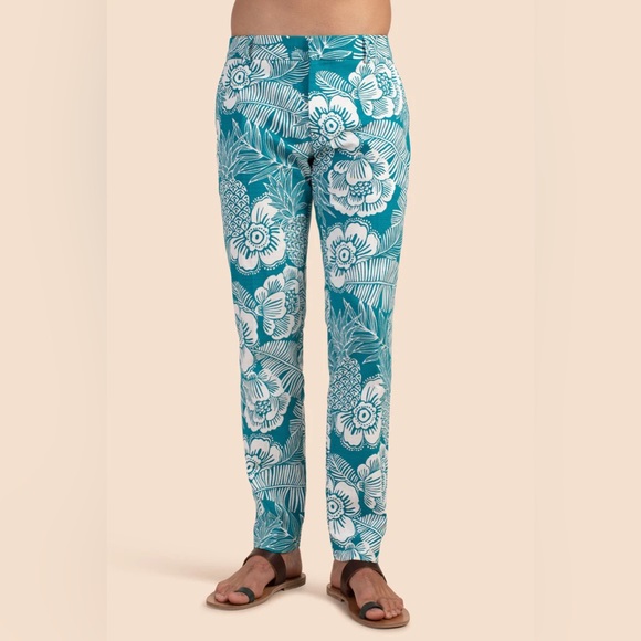 MR TURK - Men’s Floral Trousers, Size 33 - Picture 1 of 8